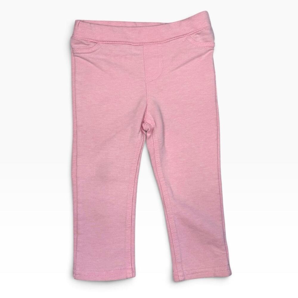 Carter's Legging Pants Baby Girl Pockets Pink 9 Months